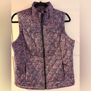 Exertek Pink, Purple and Black Patterned Vest